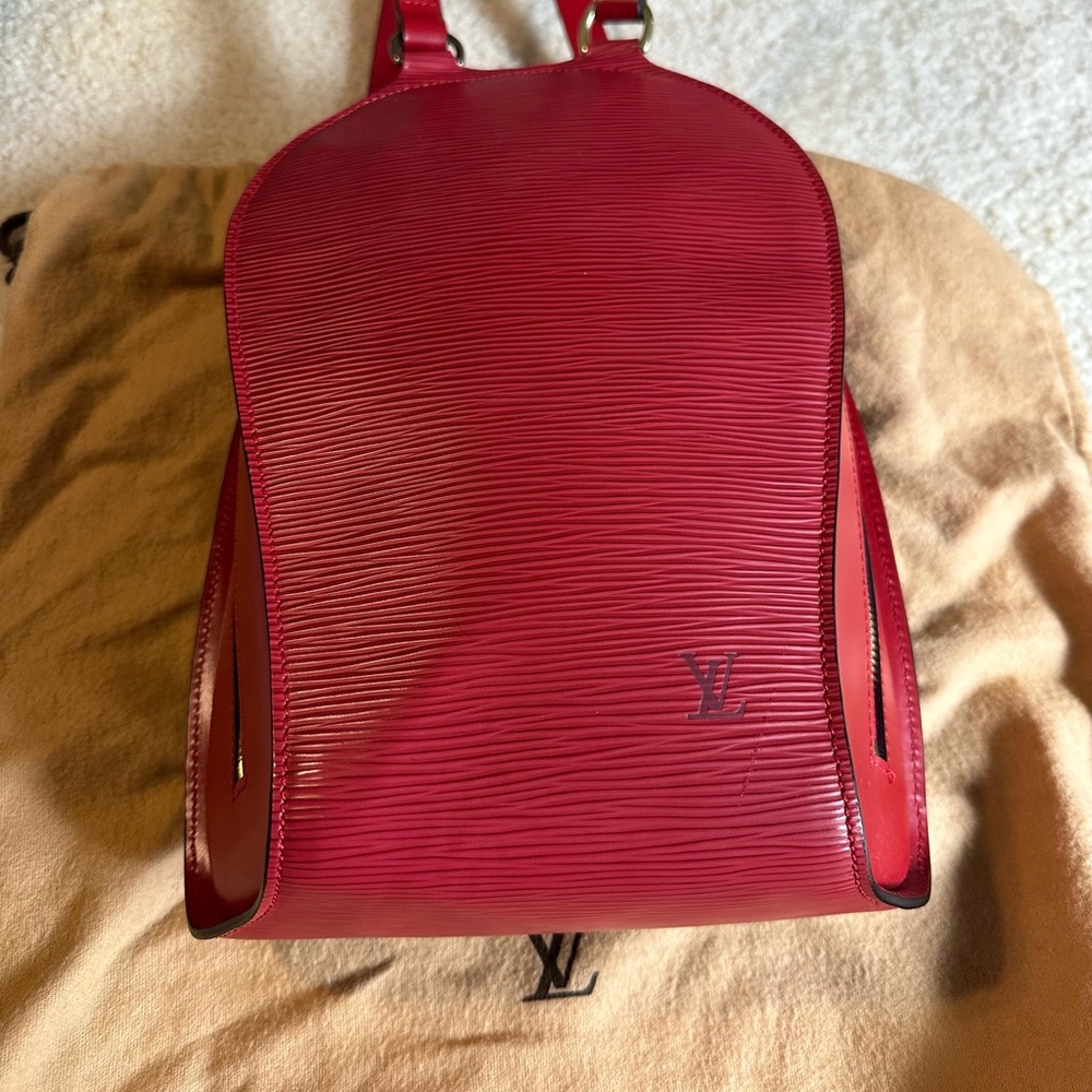 Louis Vuitton Cherry Red Epi Leather Bag